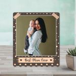 Bhai Please Best Mom Ever Personalized Custom Photo Printed Fridge Magnet | Gift for Wife, Mother, Daughter, Women, Maa, Mom, Sisters, Friends | Birthday, Anniversary