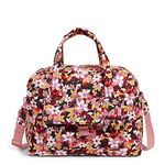 Vera Bradley Women's Utility Travel Bag, Rosa Floral-Recycled Cotton, One Size