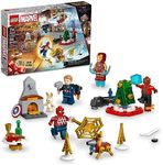 LEGO Marvel Avengers 2023 Advent Calendar 76267 Holiday Countdown Playset with Daily Collectible Surprises and 7 Super Hero Minifigures such as Doctor Strange, Captain America, Spider-Man and Iron Man