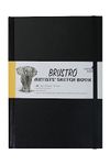 Brustro Artists Stitched Bound Sketch Book| A5 Size, 160 Pages, 110 GSM | Ideal for Students,Adults, Color, Sketching, Shading, Drawing, Blending, Mandala, Fine Art, School, Portrait, Professional Use