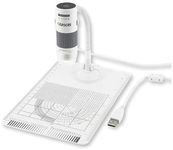 Carson eFlex 78x/324x Effective Magnification (Based on a 27" monitor) LED Lighted USB Digital Microscope with Flexible Stand and Base (MM-840) , White