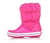 Crocs Kids' Winter Puff Kids Snow Boots, Candy Pink, 7 UK Child