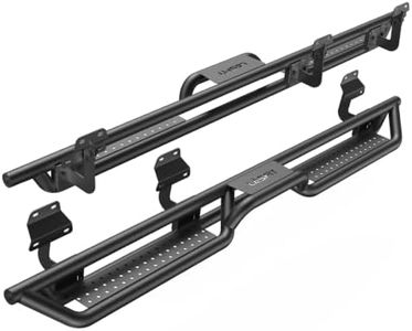 LASFIT Running Boards 𝐎𝐄𝐌 𝟏:𝟏 for Ford F-150 2015-2026 SuperCrew Cab& Ford F-250/F-350 2017-2026 Crew Cab, Two Stairs 6" Truck Side Steps with 3-Layer Coating, 600 lb Load Rating Step Bars