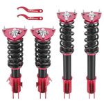 maXpeedingrods Coilovers Struts for Subaru for Impreza 2002 2004 2005 2006 2007 GDA GDB Shock Absorbers Adjustable Height -Red