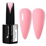 VENALISA 15ml Gel Nail Polish from BELLE GAGA Light pink Color Soak Off UV LED Nail Gel Polish Nail Art Starter Manicure Salon DIY at Home, 0.53 OZ