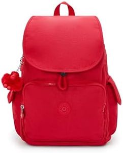 Kipling City Pack Women's Backpack Handbag, Red Rouge, One Size