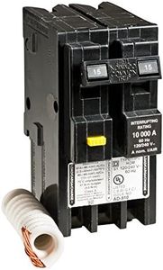 Square D by Schneider Electric Homeline 15 Amp Two-Pole GFCI Circuit Breaker, HOM215GFI