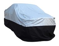 CoverSeal Heavy Duty Truck Cover — Wind & Weather Resistant Patented Weighted Ground Conforming Apron Seal, 360° Ground Seal for Car Rodent Protection, Long Bed Truck Protector | 260" L x 80" W x 80"