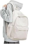 White Backpack for School Women Gir