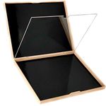 The Adept Palette Sorta Pink - Double Sided Magnetic Empty Palette with Divider, Holds Over 100 Single Round Standard Sized Eyeshadow Pans, Hardshell Case