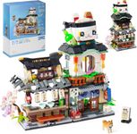 Japanese Street View Mini Building Blocks Building Kit Izakaya Shop Foldable Japanese Mini Brand Store Toy Gift for Adults Boys Girls 6+, Not Compatible with Lgo (789 Pieces)