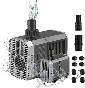 EXLECO Aquarium Pump 900L/H 20W Aquarium Pump Mini Water Pump Submersible Fountain Pump Eco Filter Pump Small Delivery Pump Ultra Quiet Fountain Pump 220-240V for Fountain Rock Garden