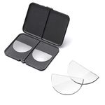 SKYWAY Stick on Bifocal Lens, Convert Sunglasses, Goggles, or Glasses into Magnified Readers,Bifocal Sunglasses,Reusable Lenses, 1.5 Diopter