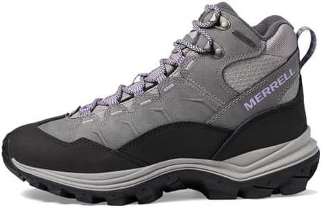 Merrell Women's Thermo Chill Mid Wp Snow Boot, Charcoal/Flora, 8.5