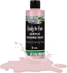 Pouring Masters Cotton Candy Pink Acrylic Ready to Pour Pouring Paint – Premium 8-Ounce Pre-Mixed Water-Based - for Canvas, Wood, Paper, Crafts, Tile, Rocks and More