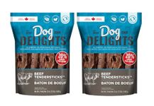 Dog Delights Beef Tendersticks Dog Treats - No Additives, No Preservatives, No Colours - 2 x 600g