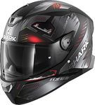 Motorcycle helmets Shark SKWAL 2.2 VENGER Mat KAR, Black/Anthracite/Red, XS