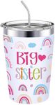 Niduilef Big Sister Gift 12 oz Pink