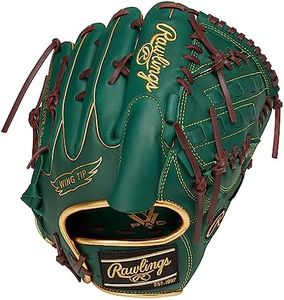 Rawlings Baseball Glove Adult Soft Hyper TECH Color SYNC [Pitcher] Size 11.75 GR3FHTCA15W Dark Green *Right Throw