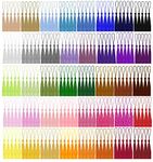 200 Pcs Mini Tassels, BetterJonny 40 Colors Silky Tassels Handmade Bookmarks Tassels for DIY Craft Supplies Home Decor