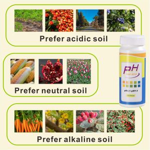 Soil pH Tester Strips Kit, 200 Tests – 4.5-9.0 Range for Garden, Lawn, Plants