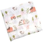 Stephen Joseph Muslin Blanket for Baby, Farm