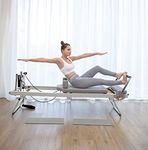 Foldable Pilates Reformer Machine Equipment for Home Use