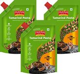 FAZLANI FOODS Fresh Desi Tamarind Paste Ready to Use Thick Coarse for Cooking Paste, Gluten Free, Pack of 3, 500GM Each