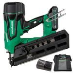 Metabo HPT Cordless 18V MultiVolt Framing Nailer Kit | 21 Degree Magazine | Round Head Nails from 2-Inch up to 3-1/2-Inch | 1-18V 4.0Ah Li-Ion Battery w/Fuel Gauge | NR1890DRST