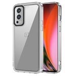 Amazon Basics Back Case Cover for OnePlus Nord 2 (TPU + PC_Transparent)