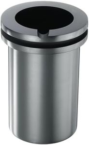 MECCANIXITY Graphite Crucible,4kg High Purity Graphite Crucible Metal Melting Ingot for Melting Gold, Silver, Copper, Furnace Casting Mould Melt Jewelry Tools,2.36 Inch IDx5.16 Inch H