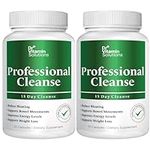 Dr Vitamin Professional Detox Cleanse for Weight Loss and Belly Fat, 15 Day Colon Cleanse, Body Detox, Gut Health, Bloating Relief and Weight Loss Women, 2-Pack (60 Capsules)