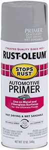 Rust-Oleum 2081830 Stops Rust Automotive Primer, 12 Ounce, Light Gray, 12 Fl Oz