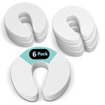 Door Pinch Guard and Door Slam Stopper 6pk. Use Safety Door Guard Made of Soft Foam to Keep Door Open. Serves As a Protector for Kids by Arcleer