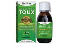 Herbion Naturals Sugar-Free Cough Syrup 5 fl oz - Effective Relief For All Types Of Cough, Chest Congestion, Soothes Throat, Promotes Healthy Bronchial Function