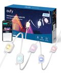 eufy Permanent Outdoor Lights E22, 100ft with 60 Triple-LED Lights, Smart RGBWW Lights, Daily and Festive, Up to IP67 Waterproof, AI Lighting Themes for Christmas, Links with Cameras, APP Control