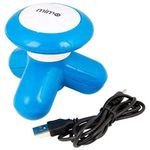 Avenn Multipurpose Mini Mimo Powerful Head and Body Massager for Pain Relief, Portable Compact Full Body Vibration USB Corded Power Cable Electric Operated Massagers (Multicolor)