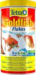 Tetra Goldfish Flakes - flake fish food for all goldfish and other coldwater fish, 1L