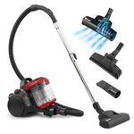 Akitas C10T Turbo Pet Hair Bagless Vacuum Cleaner Cylinder 850W Cat And Dog With German Wessel Werk Large 28cm Width Spinning Brush Head