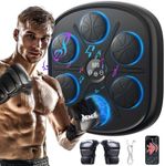 ITEFDTUTNE Music Boxing Machine (Upgraded Version), Smart Bluetooth Boxing Music Workout Machine for Adults and Kids, Wall Mounted Musical Boxing Machine with Gloves, for Home, Indoor and Gym