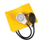 Mabis 06-148-131 Single Patient Use Sphygmomanometer - Adult Yellow - Box of 5