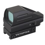 Tactical Victoptics 1x22x33 Multi Reticle Red and Green Dot Scope Sight with 21mm Weaver Mount Base