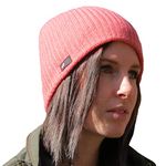 Grace Folly Daily Beanie Hat Skull Cap for Men or Women (Many Colors) (Pink)