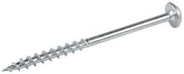 KREG SML-C250-50-EUR Number 8 x 2-1/2-Inch Zinc Pocket-Hole Screws Coarse Washer Head - Silver (Pack of 50)