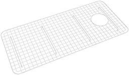 Rohl WSG3618WH 32-5/8-Inch by 14-5/8-Inch Wire Sink Grid for RC3618 Kitchen Sinks in White Abcite Vinyl