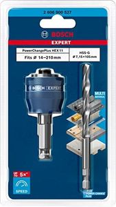 Bosch Professional 1x Expert Power Change Plus Hole Saw System Adapters (Ø 7.15 mm, Accessory Hole Saw)