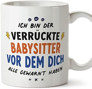 Mugffins Tazza in ceramica per nanny(m) uomo 11 oz / 350 ml - In Tedesco - Dich alle gewarnt haben - Idea regalo per compleanno, anniversario, natale, laurea