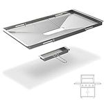 Moptrek or Gas Grill - Adjustable 24"-30" Universal Drip Pan Dyna Glo Grill Replacement Parts, for Nexgrill, Expert Grill, Kenmore, BHG and More, Stainless Steel Grill Tray Replacement Parts