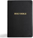 KJV Holy Bible, Giant Print with Cross-References, Black LeatherTouch with Decorative Cover Accents, Ribbon Marker, Red Letter, Full-Color Maps, Easy-to-Read Bible MCM Type, King James Version