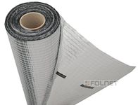 Vapour Barrier and Waterproof Thermal Insulation Aluminium Foil Membrane - Suitable for use in Walls, Floors and Roofs - 1.5m x 50m (75 SQ/M) - 110 G/SM - Free Next Day UK Delivery - Large Discounts Available on Multi Pack (2)